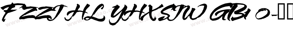 FZZJ HL YHXSJW GB1 0字体转换